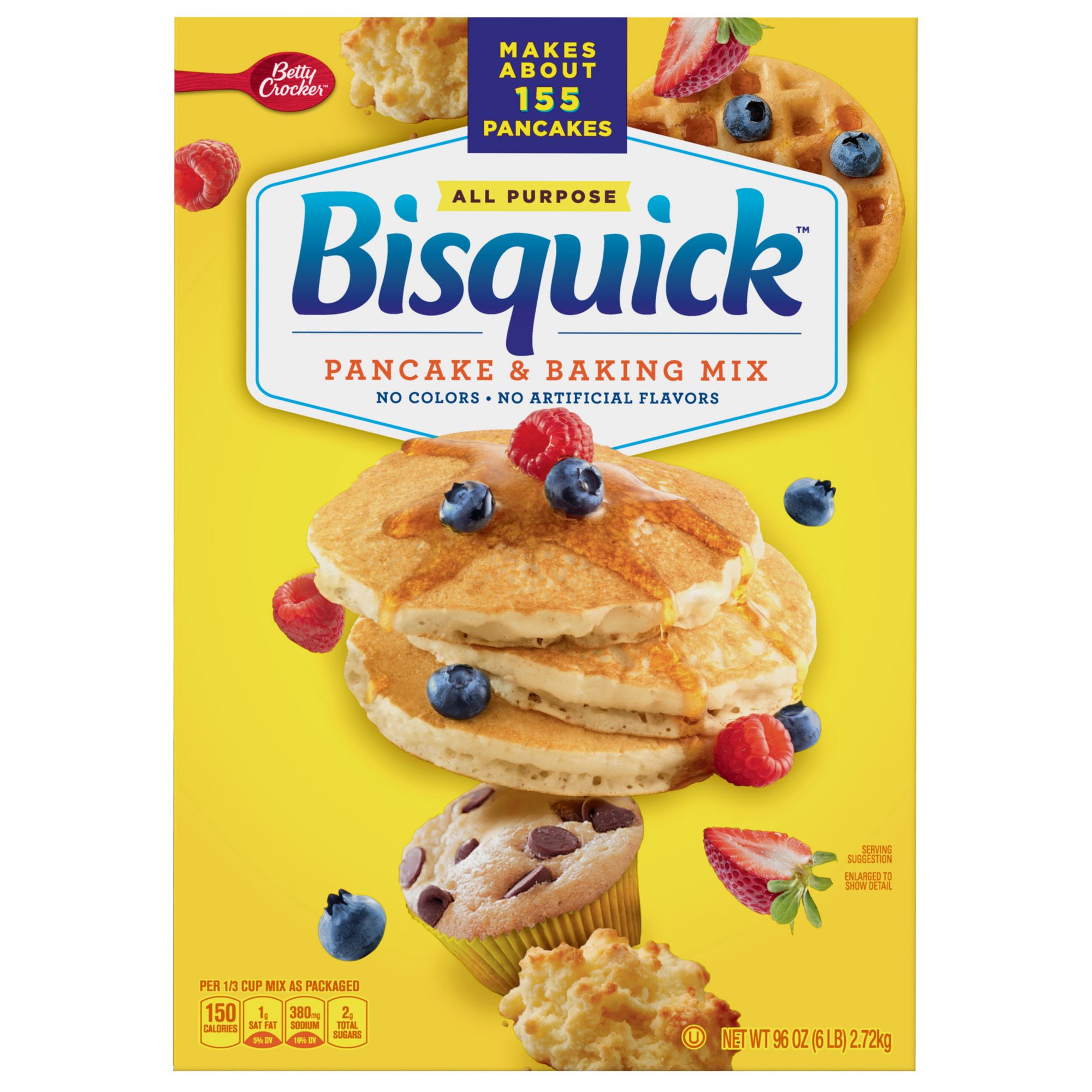 Great Value Complete Pancake & Waffle Mix, Extra Fluffy, Original, 32