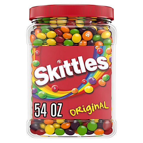 Skittles Original Fruity Chewy Candy Bulk Jar, 54 oz.