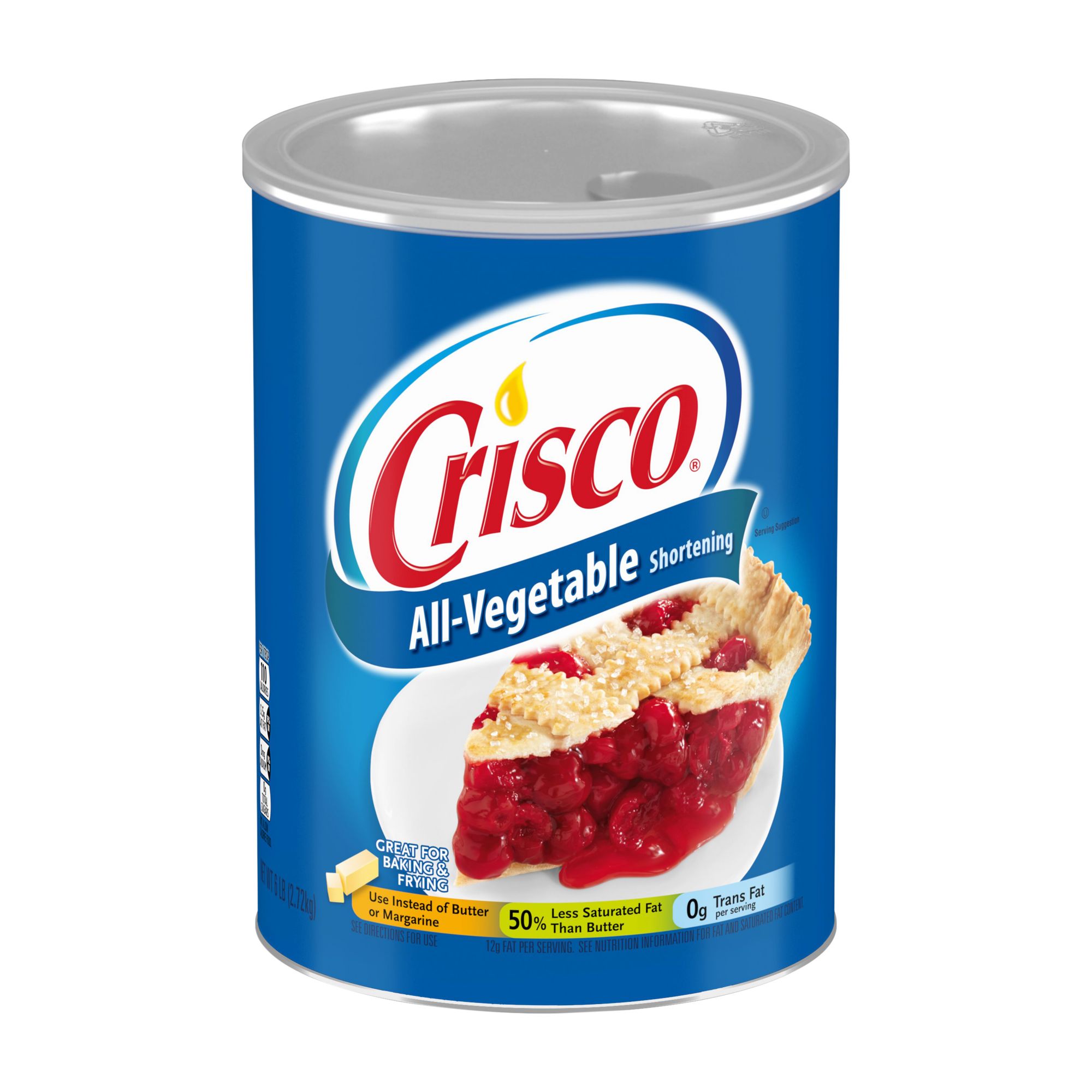 Crisco, All-Vegetable Shortening, 6 lbs