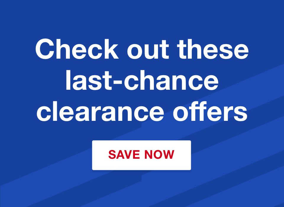 Check out these last chances clearance offers.