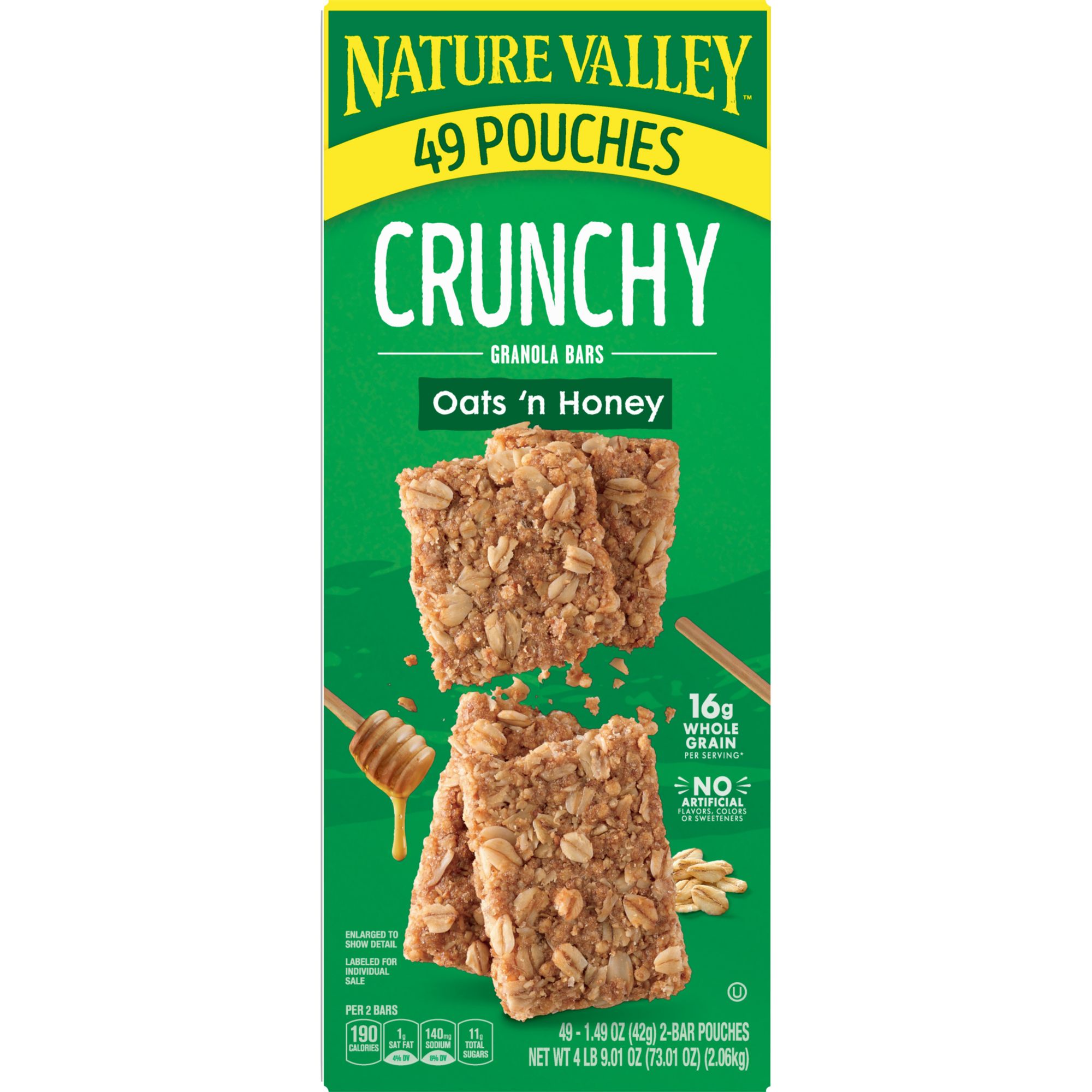 Nature Valley Oats N Honey Crunchy Granola Bars 2 Pk Bjs Wholesale Club