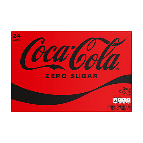 Coca-Cola Zero Sugar Cola, 24 pk./12 fl. oz cans