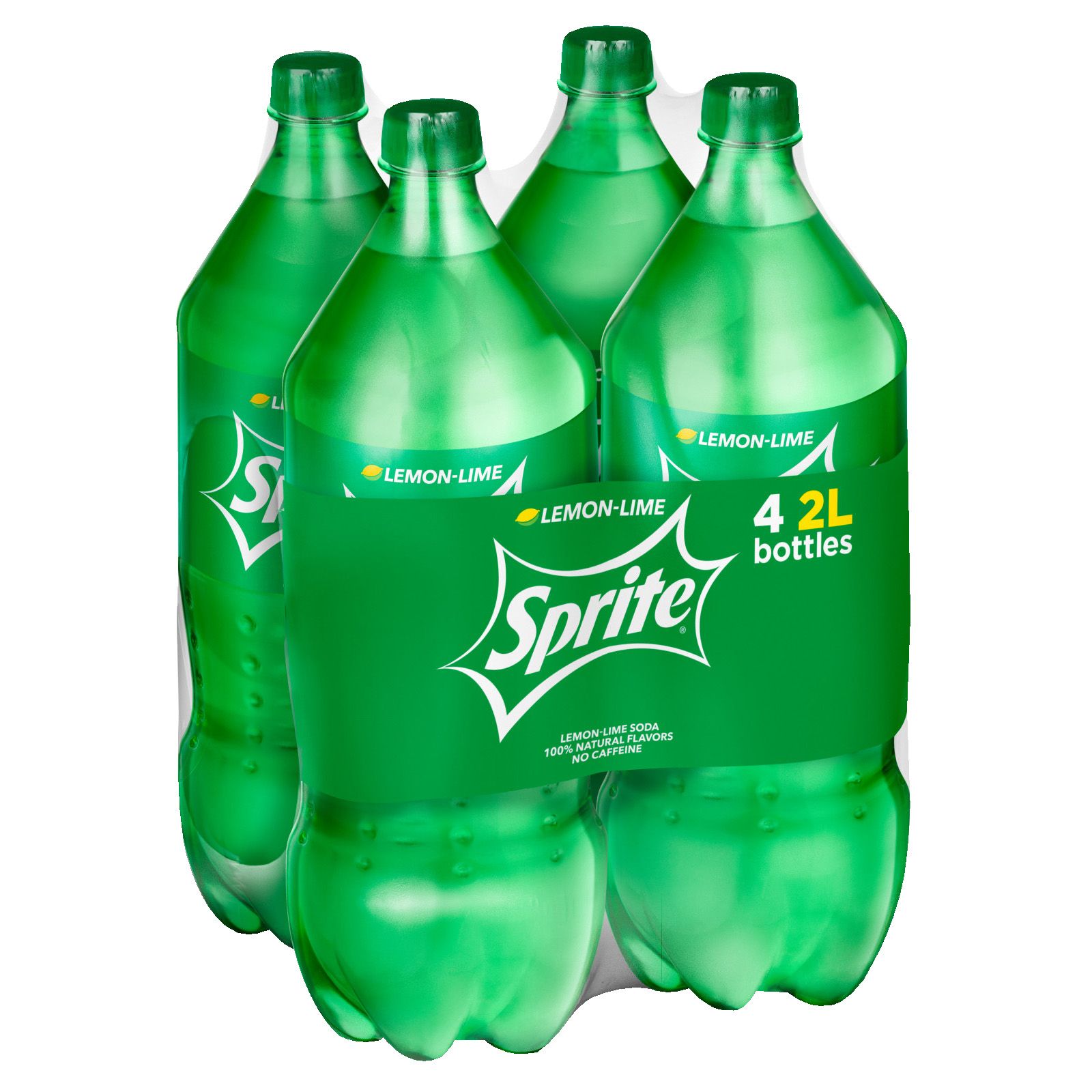 Sprite Regular 2L Pack of 4 - Coke Beverages
