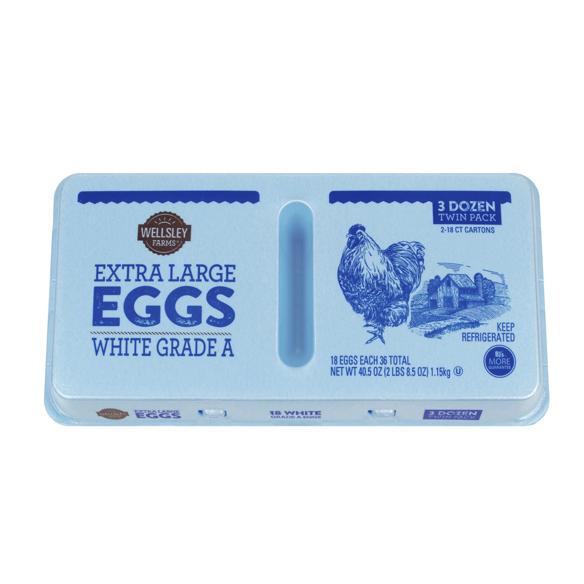 Great Value Cage-Free Grade AA Extra Large White Eggs, 12 Count