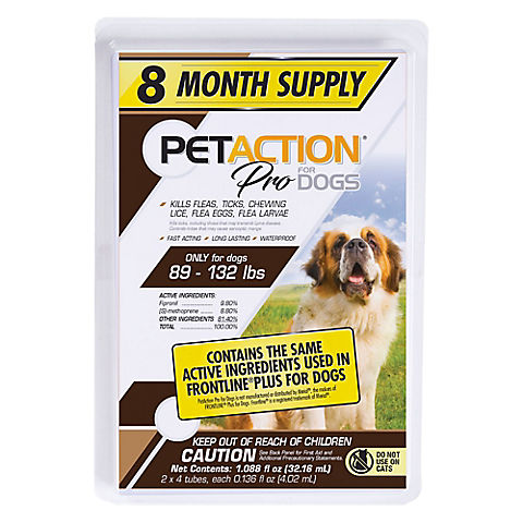 PetAction for X-Large Dogs, 8 Month, 8 ct./0.136 fl. oz.