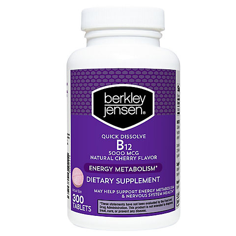 Berkley Jensen Quick Dissolve Dietary Supplement, 300 ct.