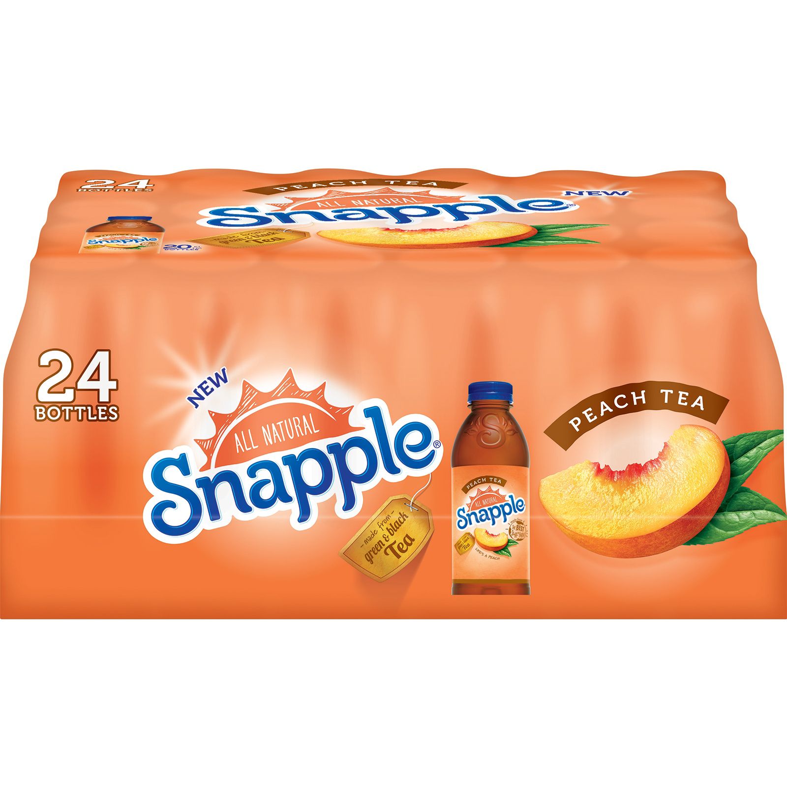 Snapple Peach Tea, 24 pk./20 oz.