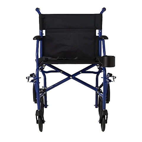 Medline Ultralight Transport Chairs Blue