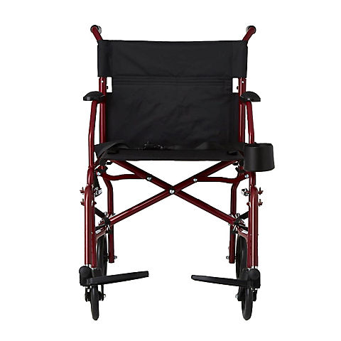 Medline Ultralight Transport Chairs Red