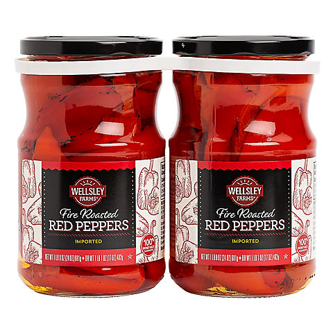 Wellsley Farms Roasted Red Peppers, 2pk 24oz.