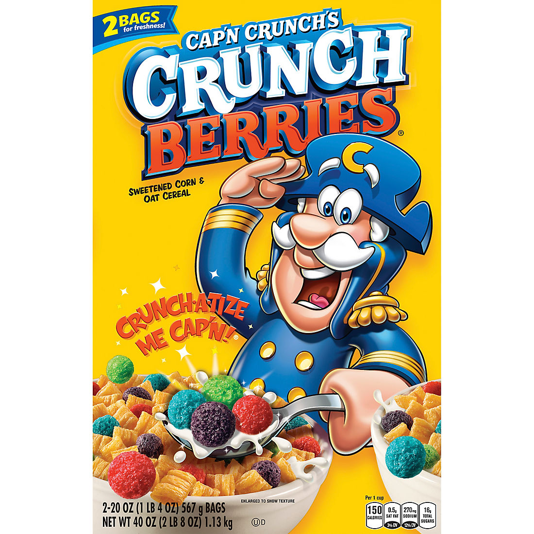 New 2020 Cap'n Crunch Cereal Mail in Away Adventure Figure Ship Captain 