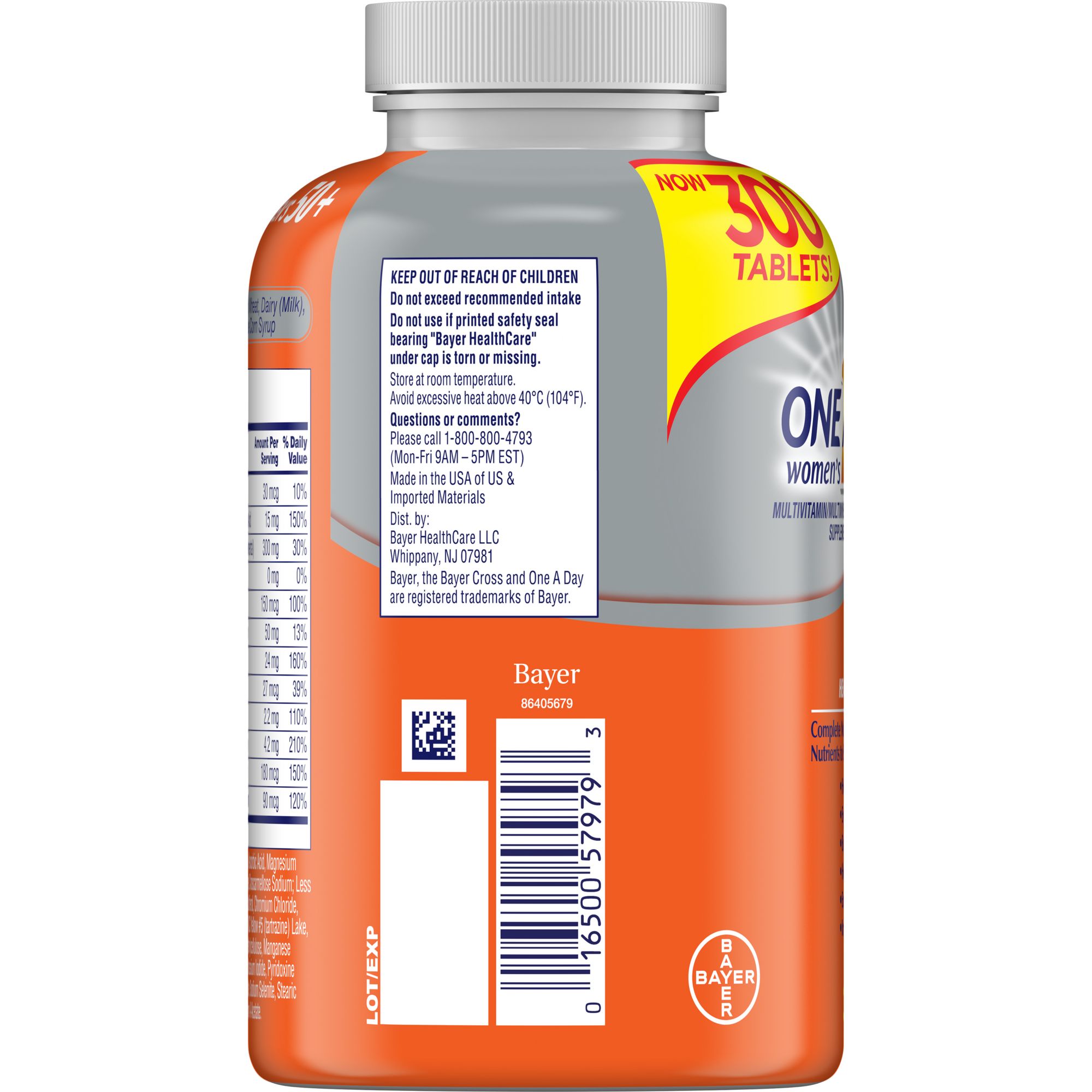 One A Day Women's Multivitamin, 300 Ct.