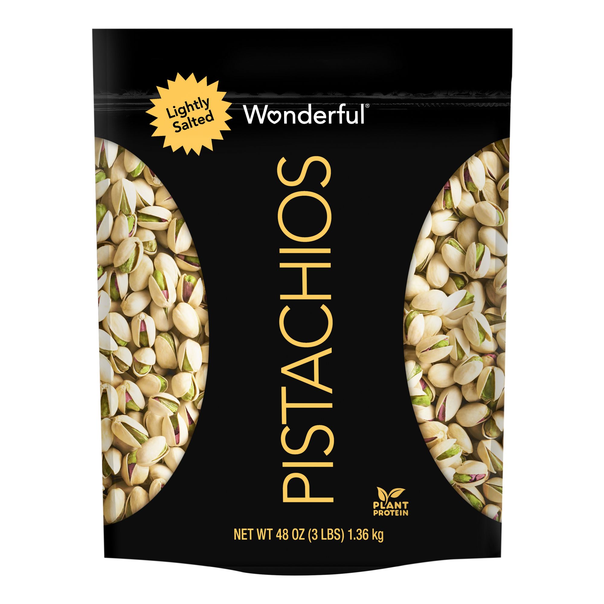 Wonderful - Pistachios Roasted & Salted for Healthy Office Snacks