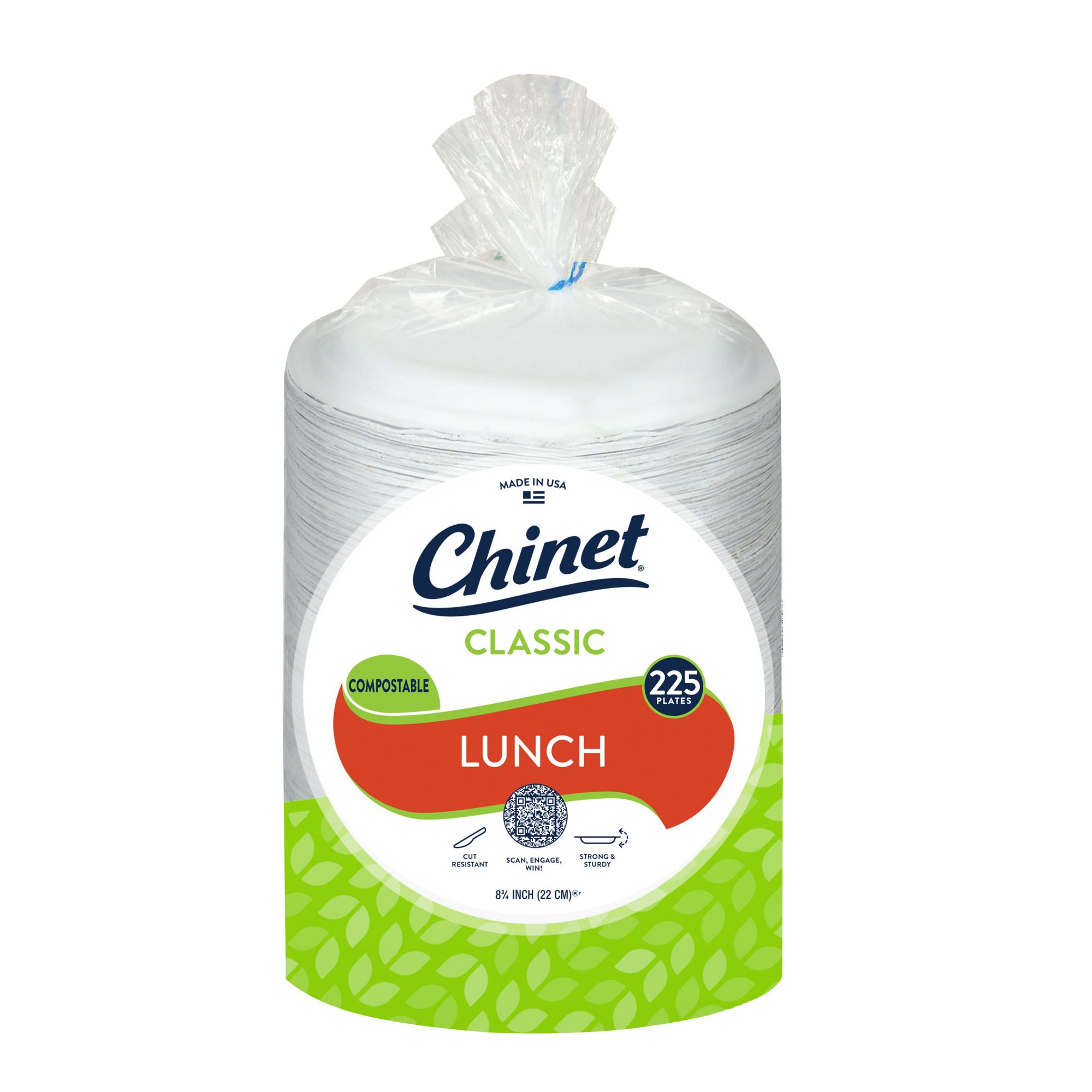 Chinet Heavy Duty Paper Plates 8 34 100percent Recycled Pack Of 125 Plates  - Office Depot