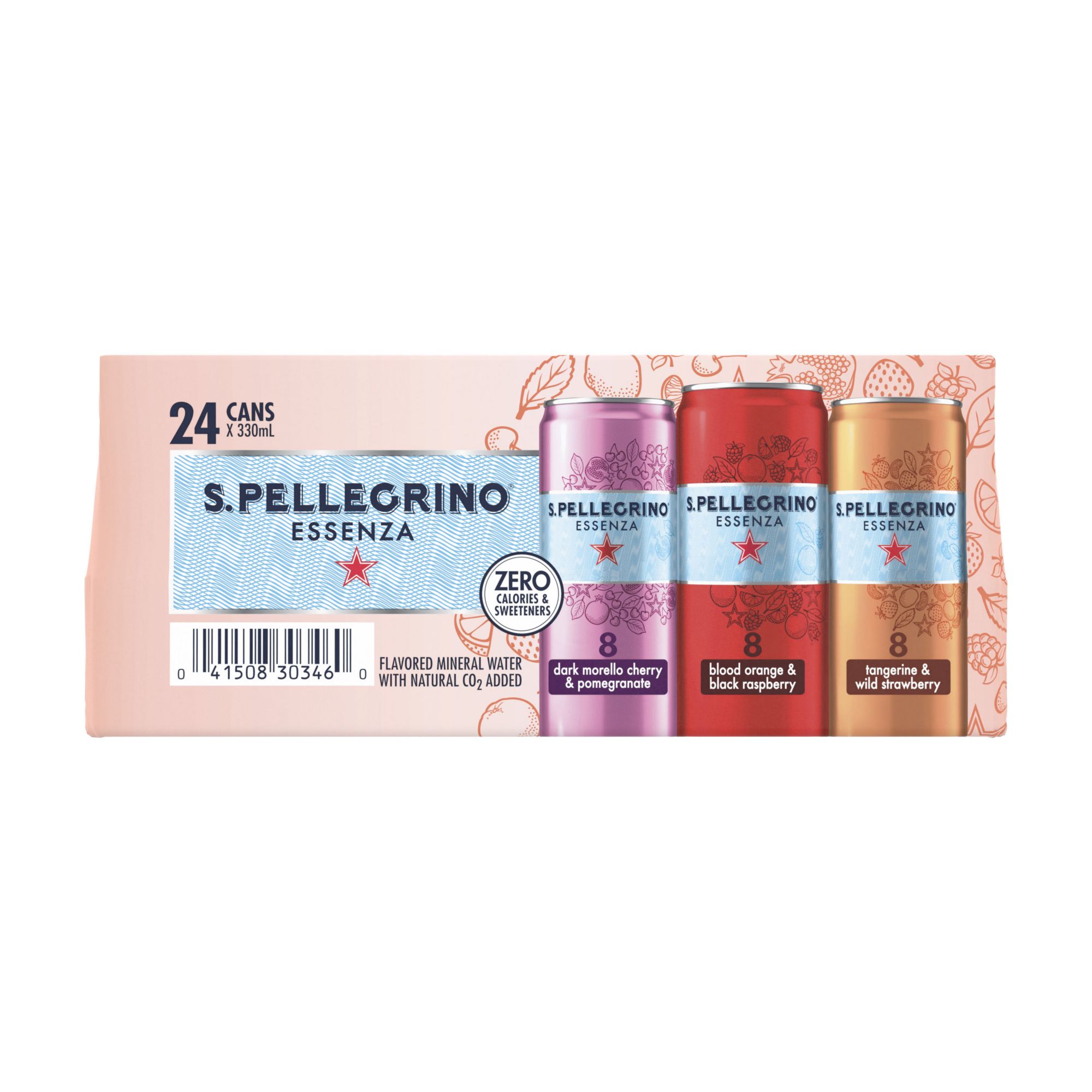 S.Pellegrino® Sparkling Mineral Water, 16 oz 24-Pack