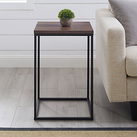 W. Trends Industrial 16" Square Side End Table