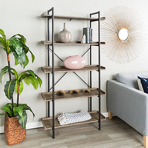 W. Trends Piping 38" Wood Media Storage Bookcase