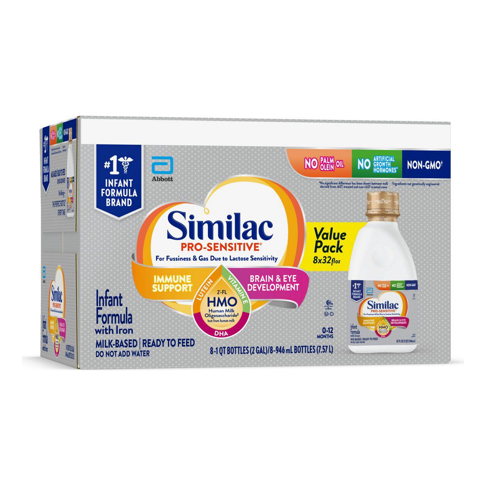 similac pro sensitive ready to feed bottles