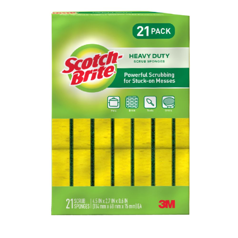 Customer Reviews: Scotch-Brite Heavy Duty Scrub Sponge, 3 ct - CVS Pharmacy