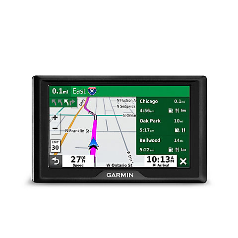 Garmin Drive 52 5" GPS Navigation System with Lifetime Maps, Vehicle Suction Cup Mount and Friction Mount