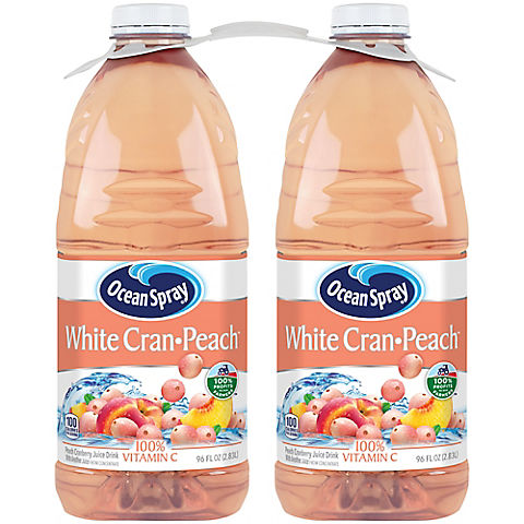 Ocean Spray White Cranberry Peach Juice Drink, 2 pk./96 fl. oz.