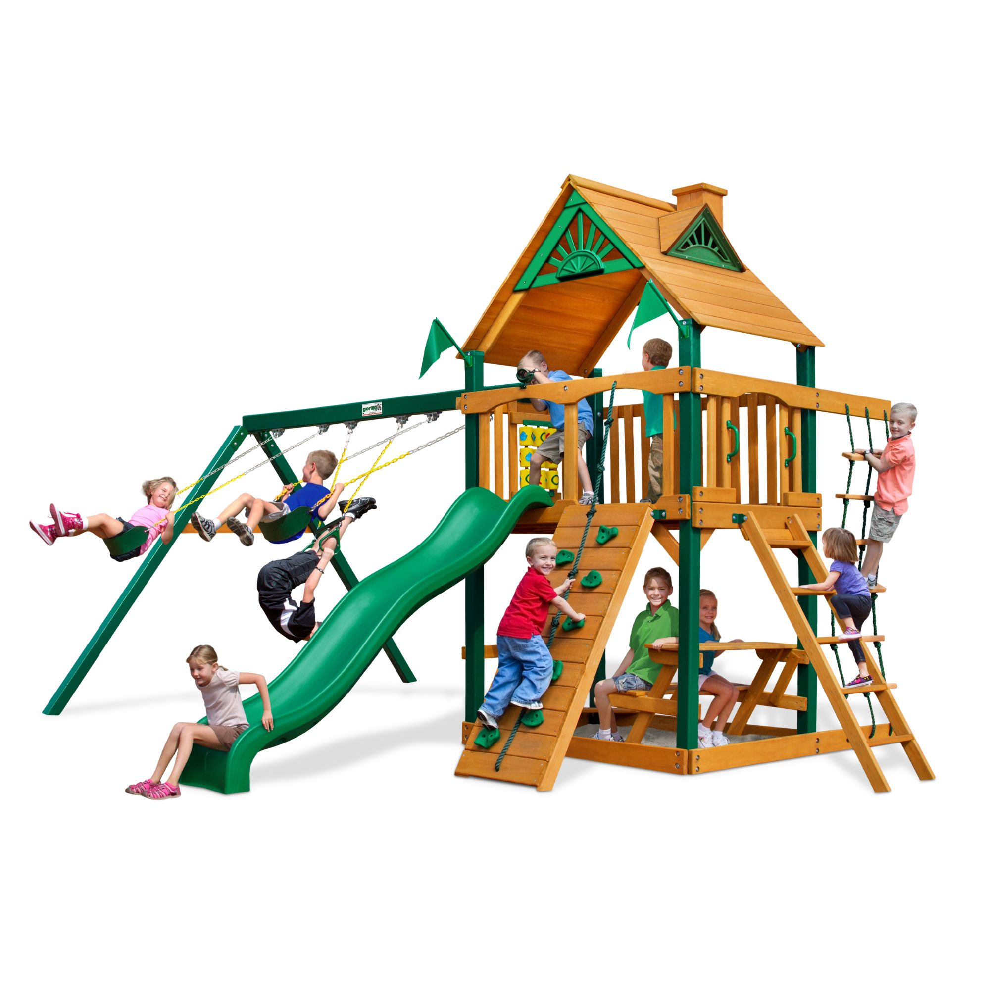 Outdoor playsets best sale with installation