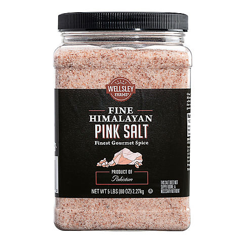 Wellsley Farms Himalayan Pink Salt, 5 lbs.
