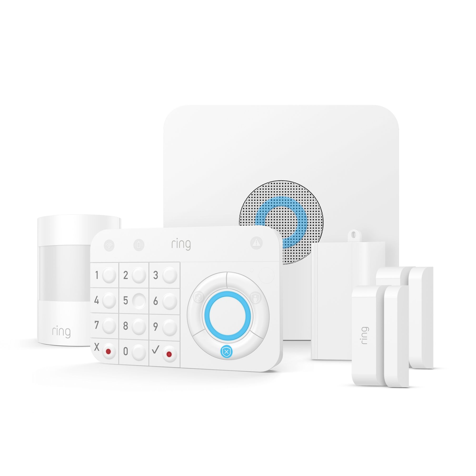 Kit De 8 Piezas Alarma Seguridad Ring Alarm+ Accesorios Adic