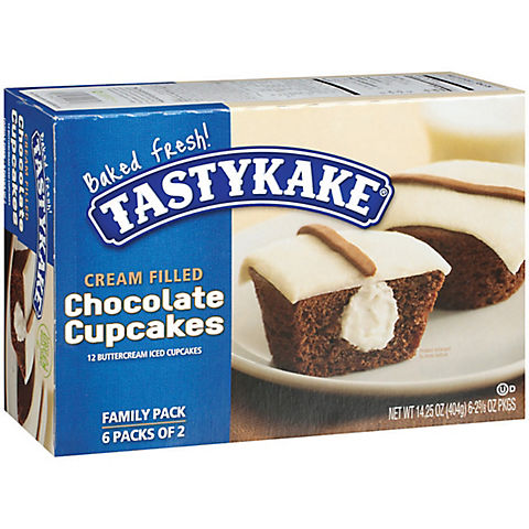 Tastykake Butter Cream Cupcakes, 2 pk./13.5 oz.
