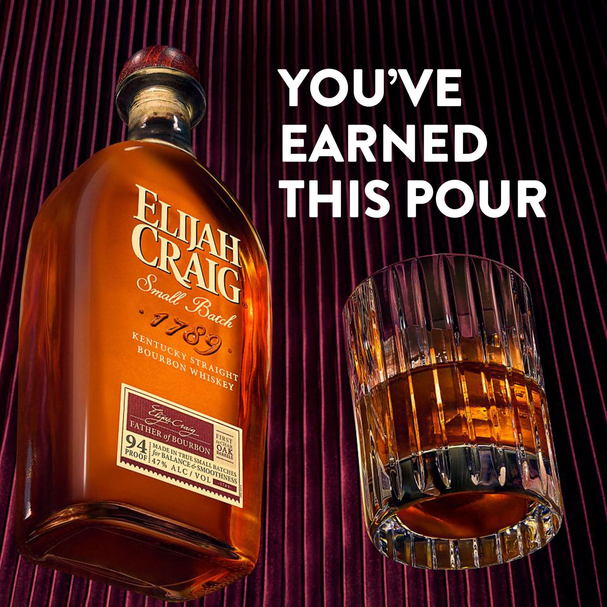 Elijah Craig Small Batch Kentucky Straight Bourbon Whiskey, 750ml