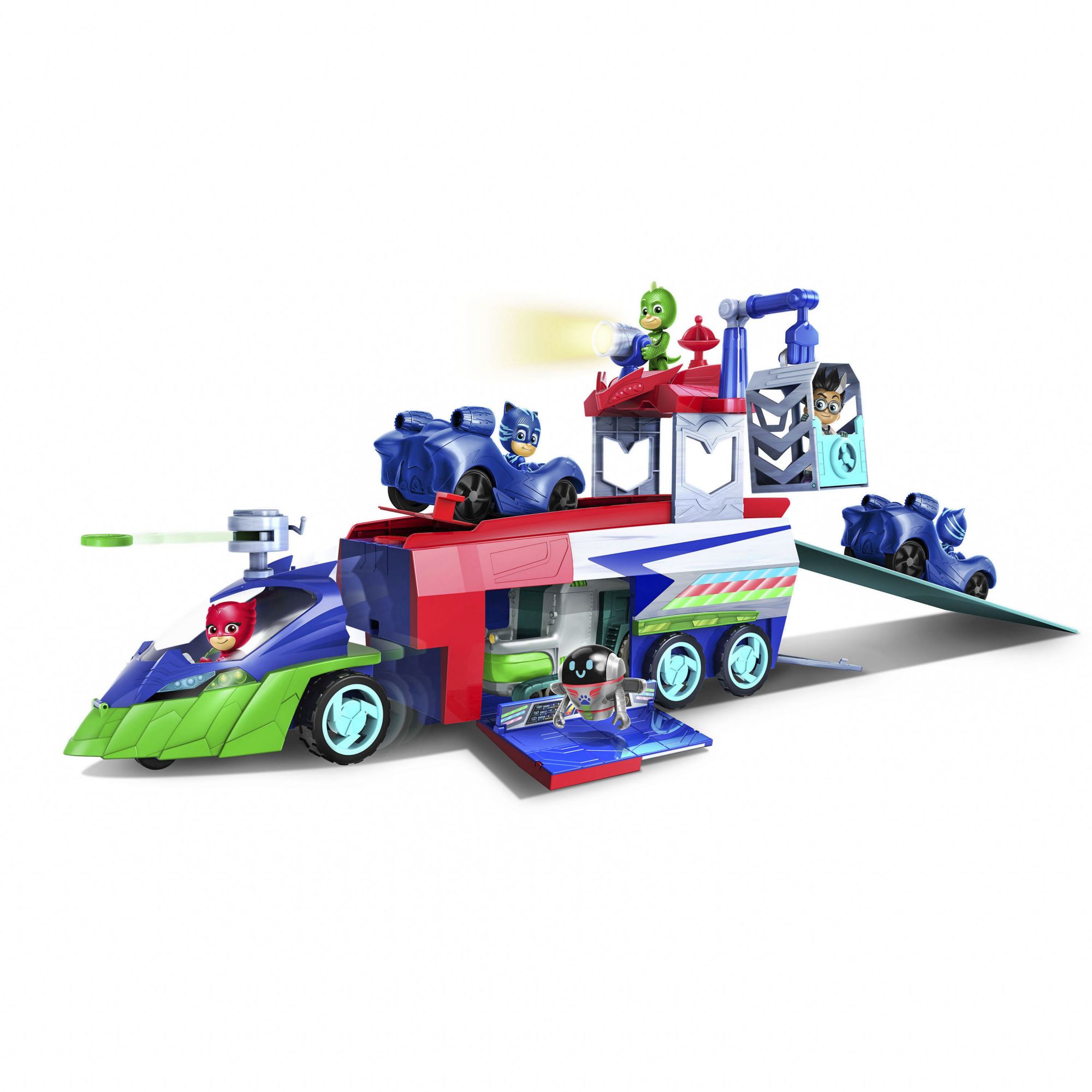  PJ Masks Deluxe Figure Set, 17 Pieces for PJ Masks Toys and  Playsets, Kids Toys for Ages 3 Up by Just Play : Toys & Games