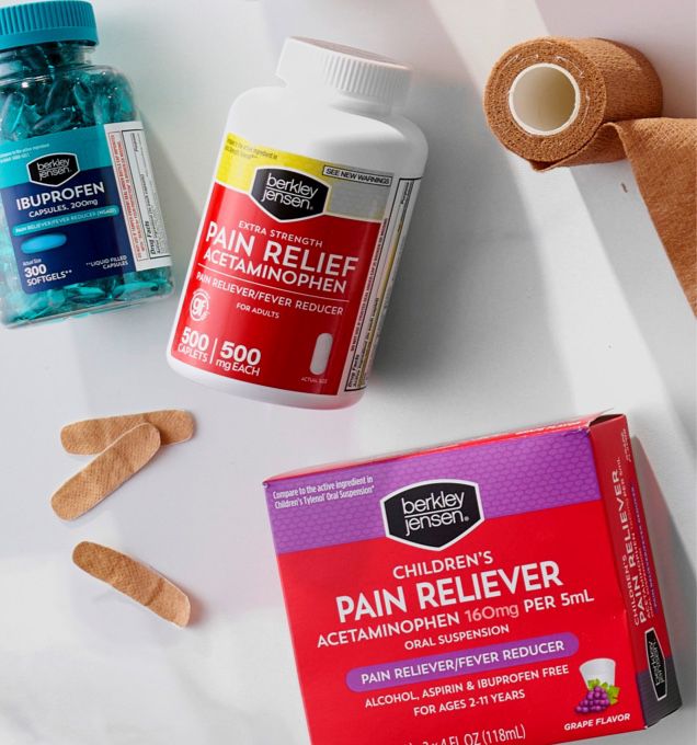 photo of berkley jensen pain relief and allergy relief