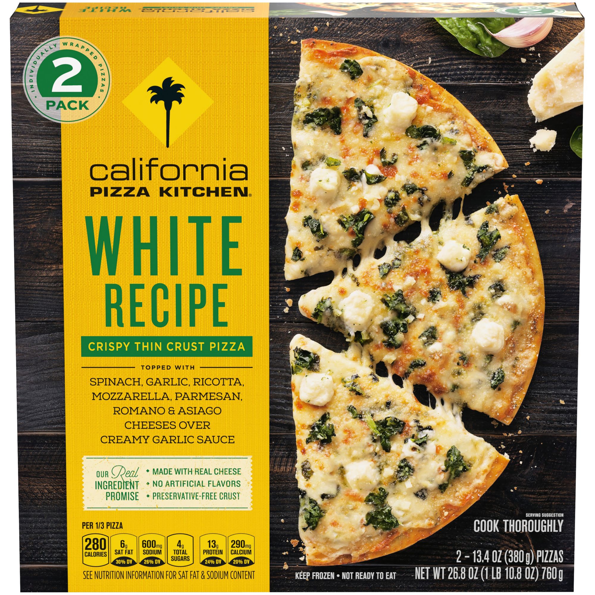 California Pizza Kitchen White Recipe BJs WholeSale Club