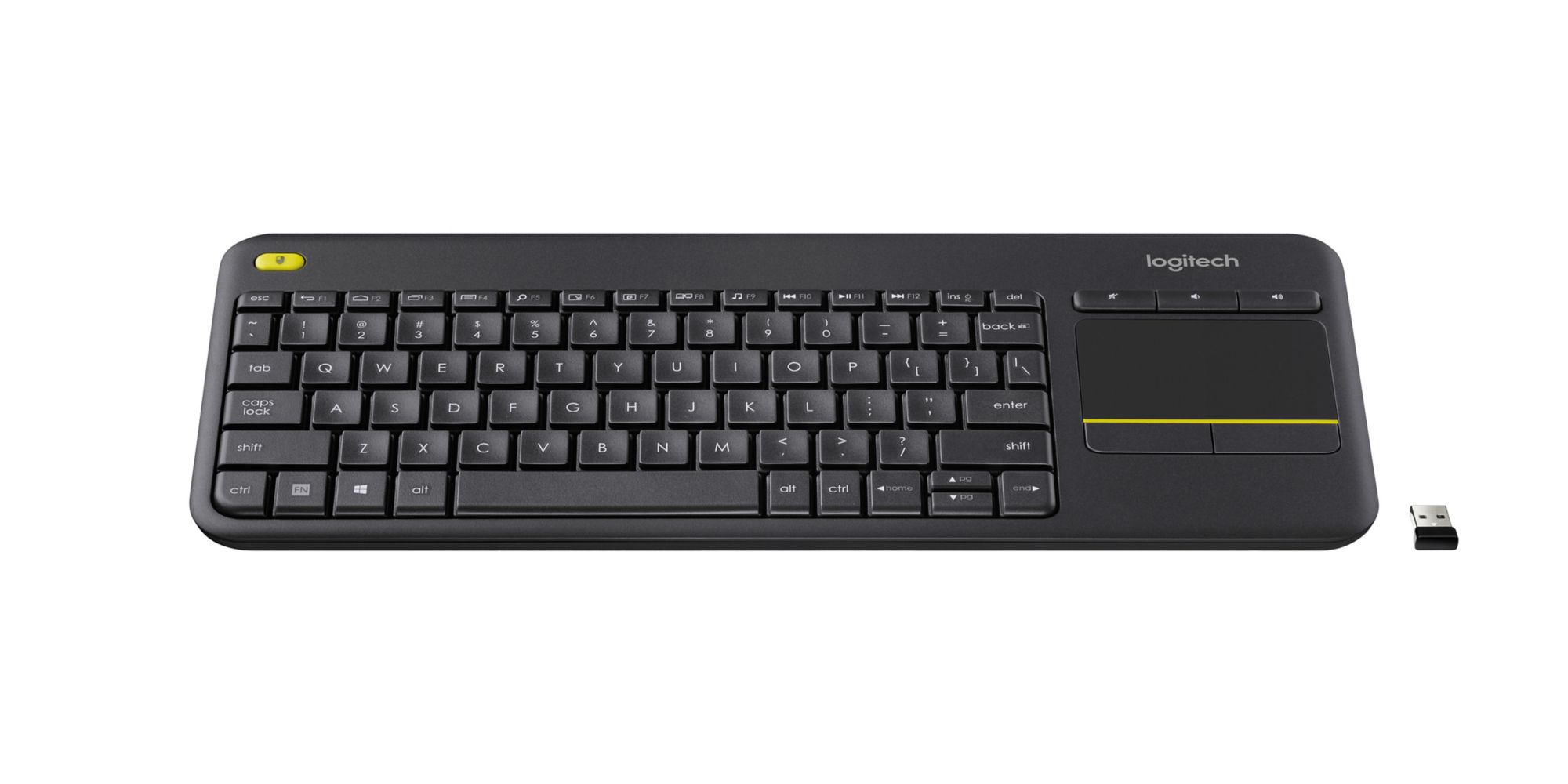Kirkegård forværres Glat Logitech K400 Plus Wireless Touch Keyboard with Built-in Trackpad - BJs  Wholesale Club