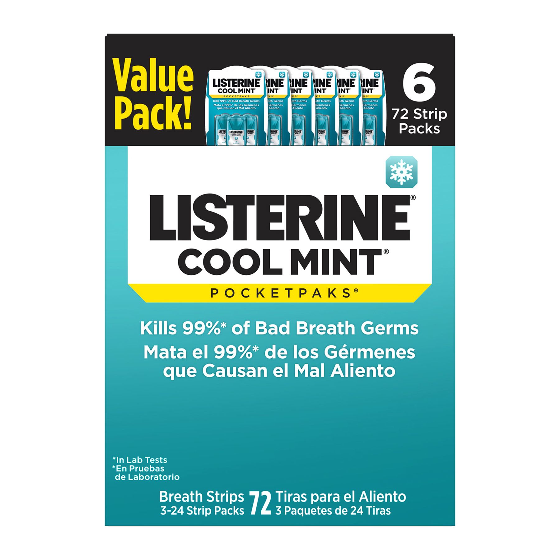 All Travel Sizes: Wholesale Listerine Cool Mint PocketPaks Breath