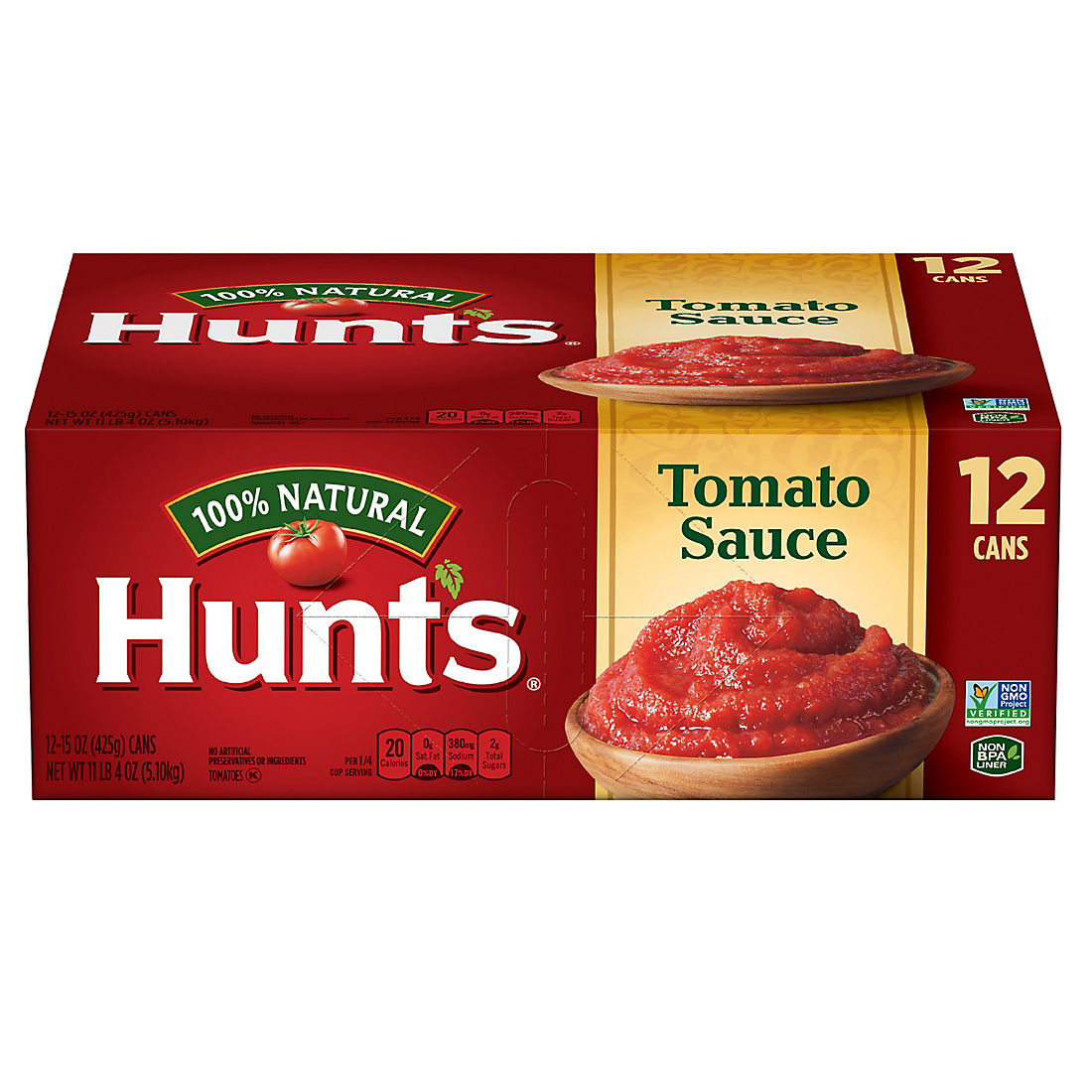 Hunt S Tomato Sauce 12 Pk 15 Oz Bjs Wholesale Club