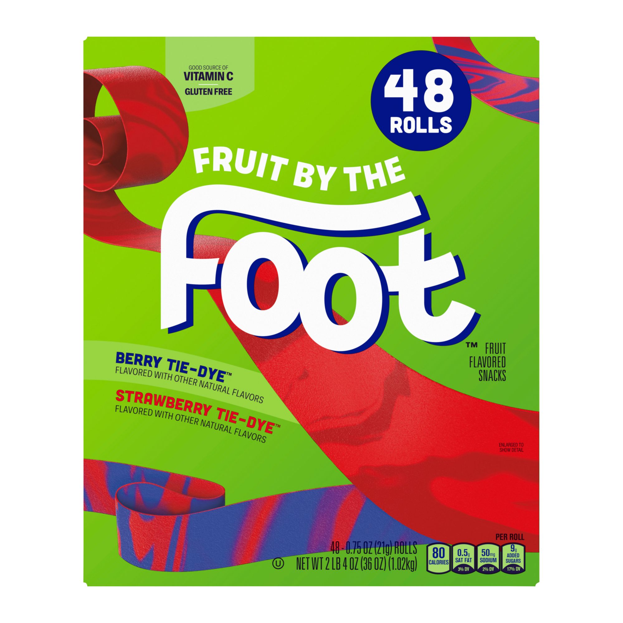 Fruit by the Foot Strawberry and Berry Tie-Dye Variety Pack
