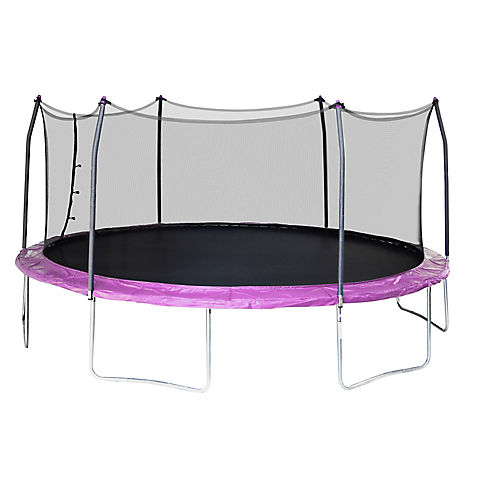 Skywalker Trampolines 17' Oval Trampoline with Enclosure - Purple