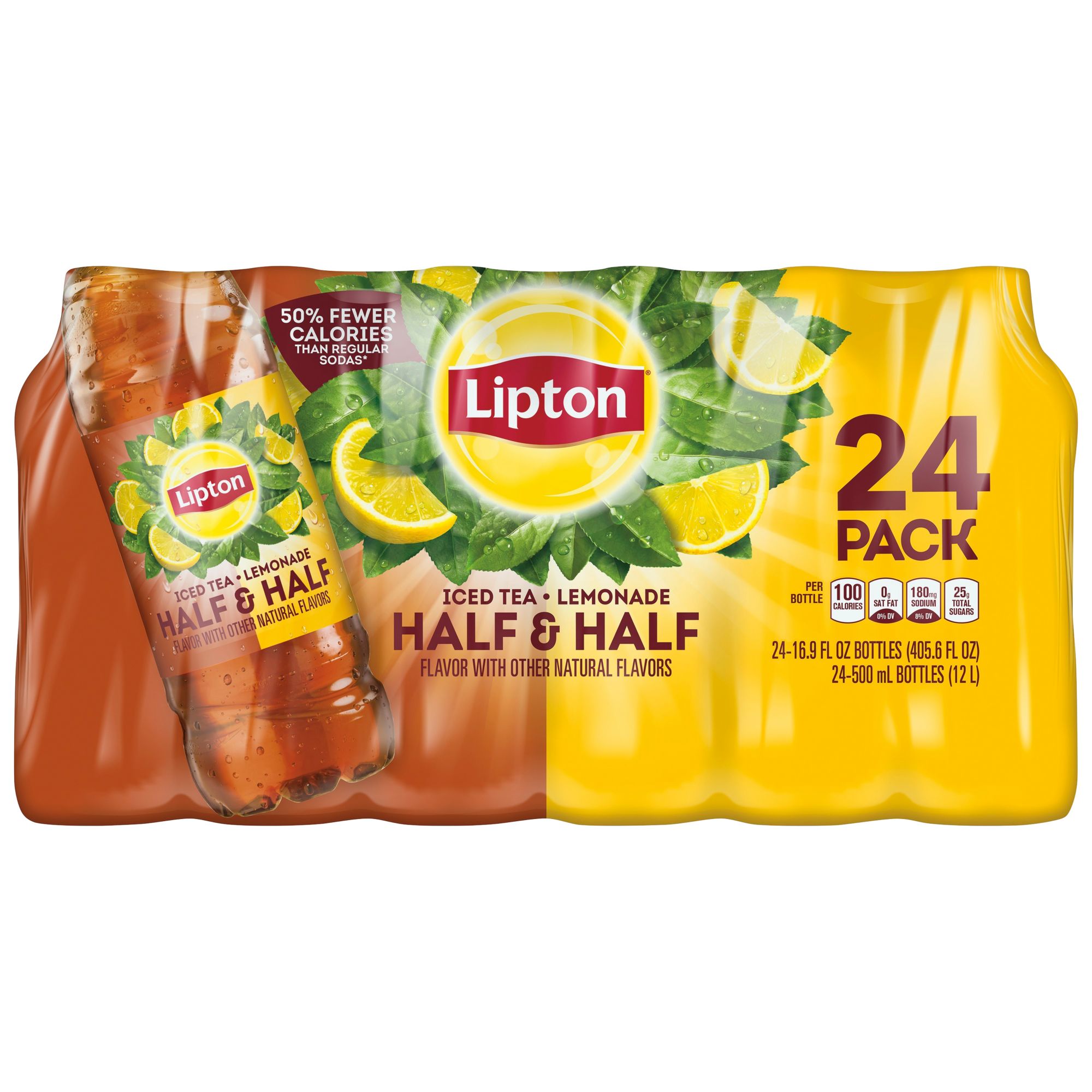 Lipton Half & Half Iced Tea & Lemonade 12 Pack