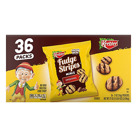 Keebler Fudge Stripes Mini Cookies 36 ct./ 2 oz.