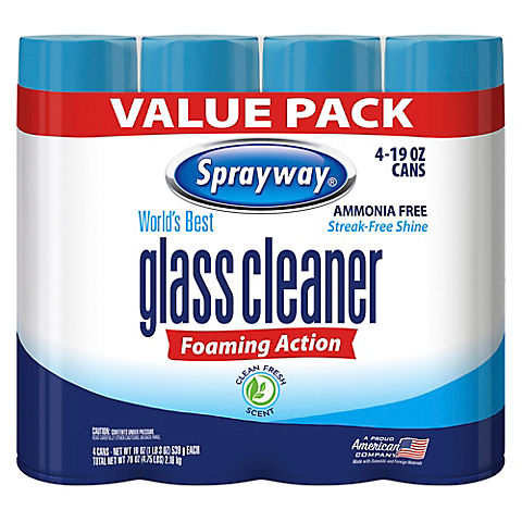 Sprayway Glass Cleaner, 4 pk./ 19 oz.