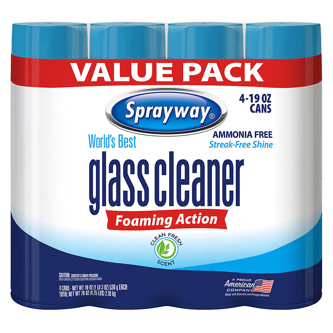 Sprayway Glass Cleaner 4 pk./ 19 oz.