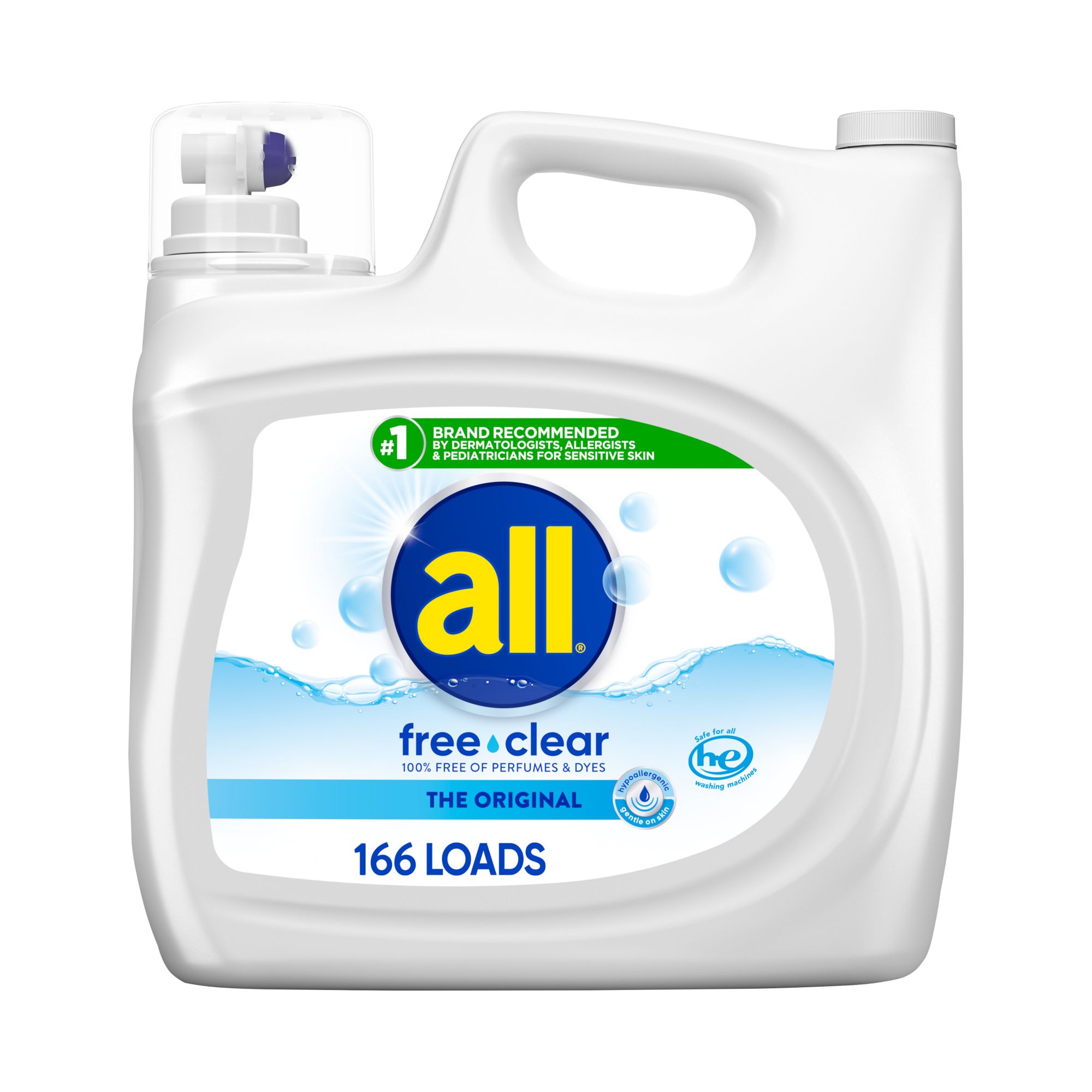 all Free Clear Liquid Laundry for Sensitive Skin, 250 oz.