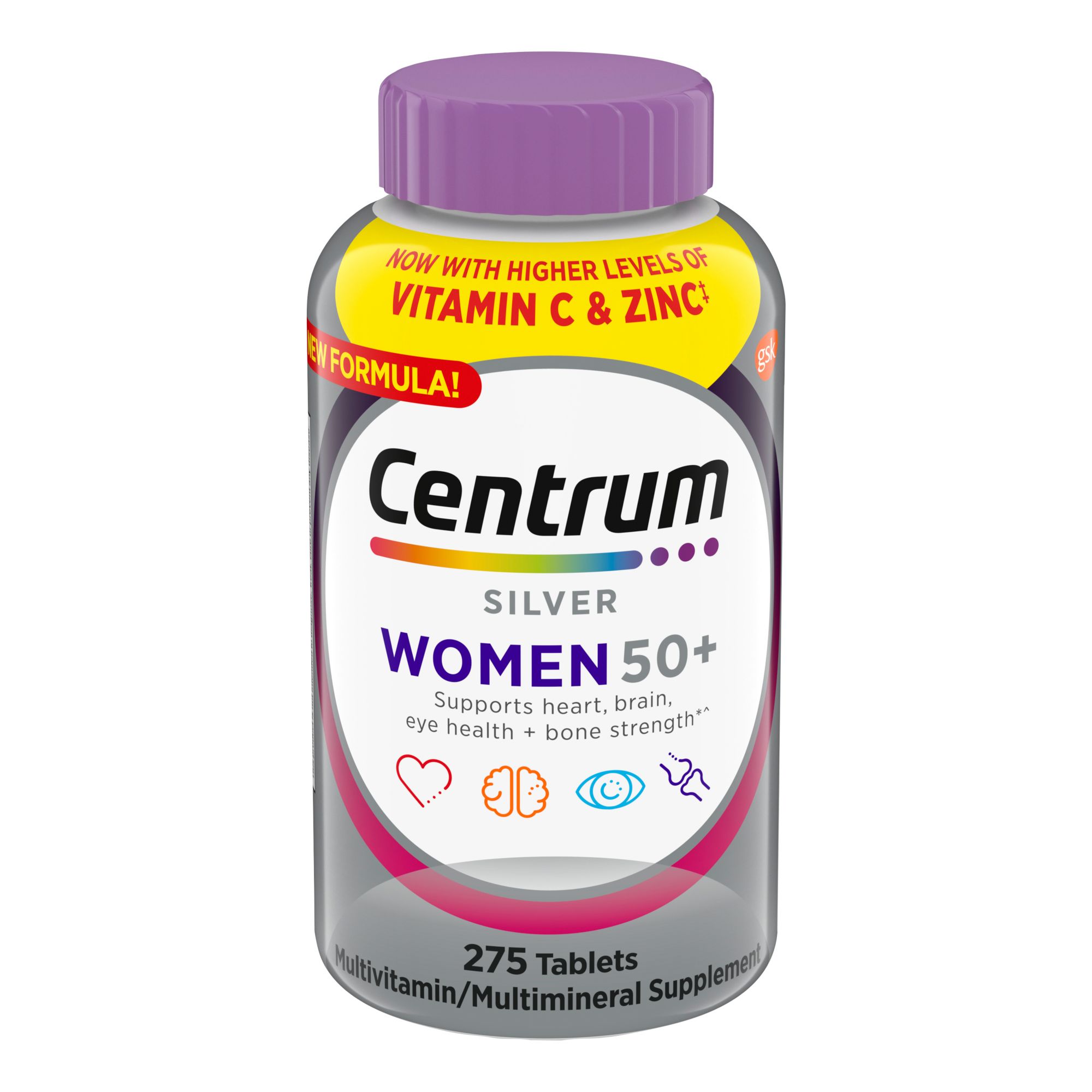 Centrum Silver Women's Multivitamin and Multimineral Supplement Tablets,  275 ct.