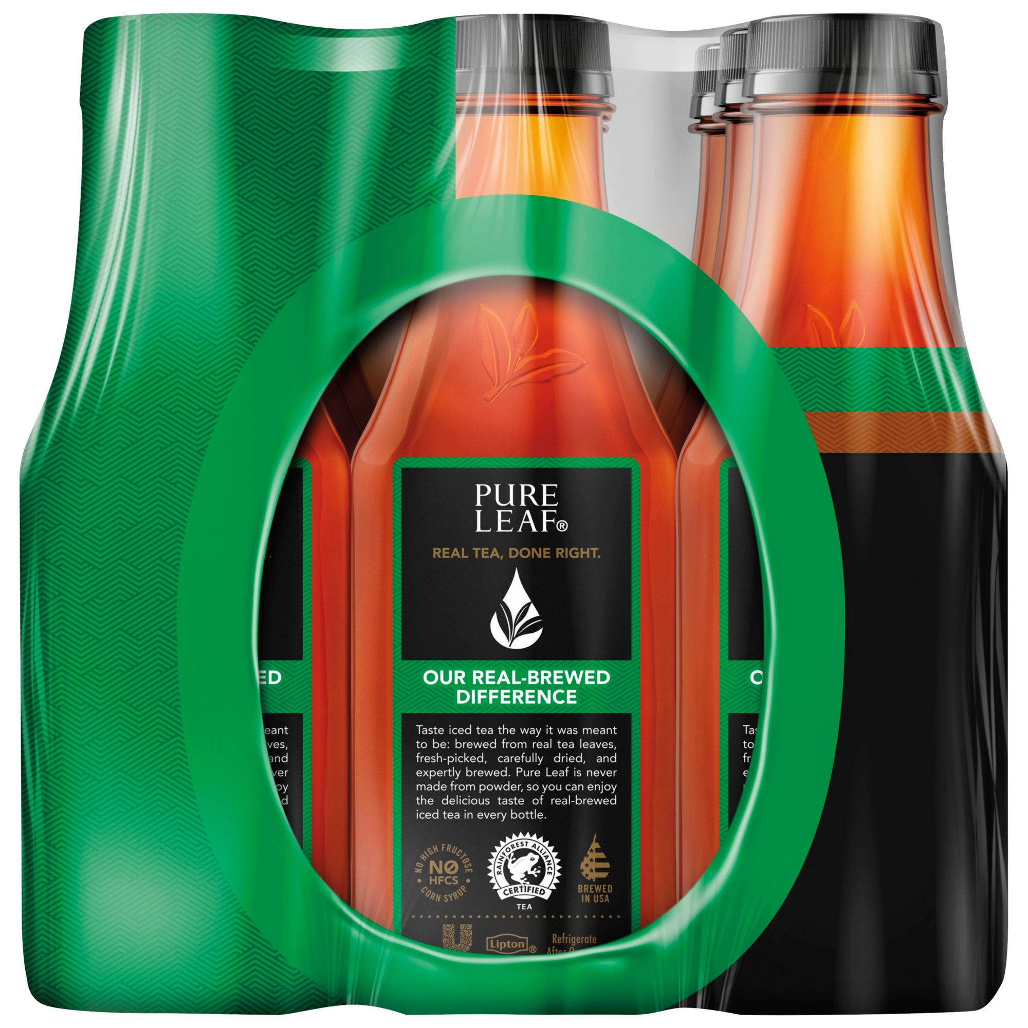 Pure Leaf Black Tea, Unsweetened, 18 Pack - 18 pack, 16.9 fl oz bottles