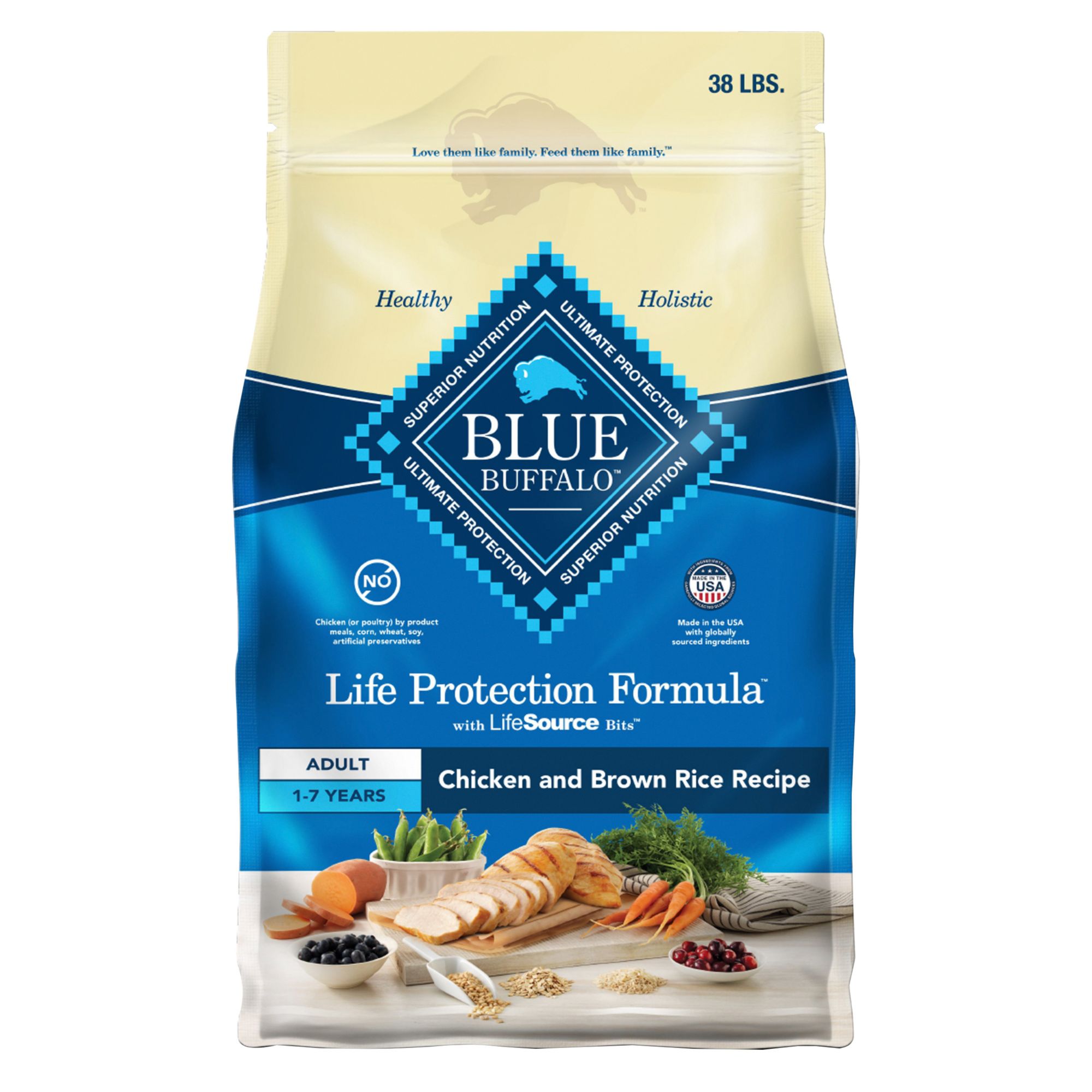 blue buffalo dry puppy food