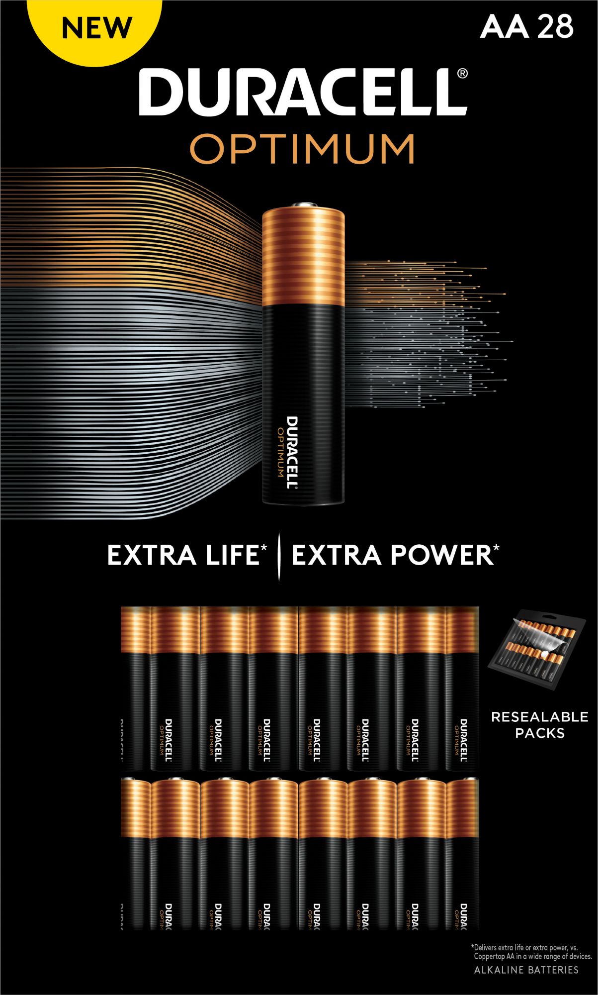  Duracell Coppertop AAA Batteries, 28 Count Pack Triple