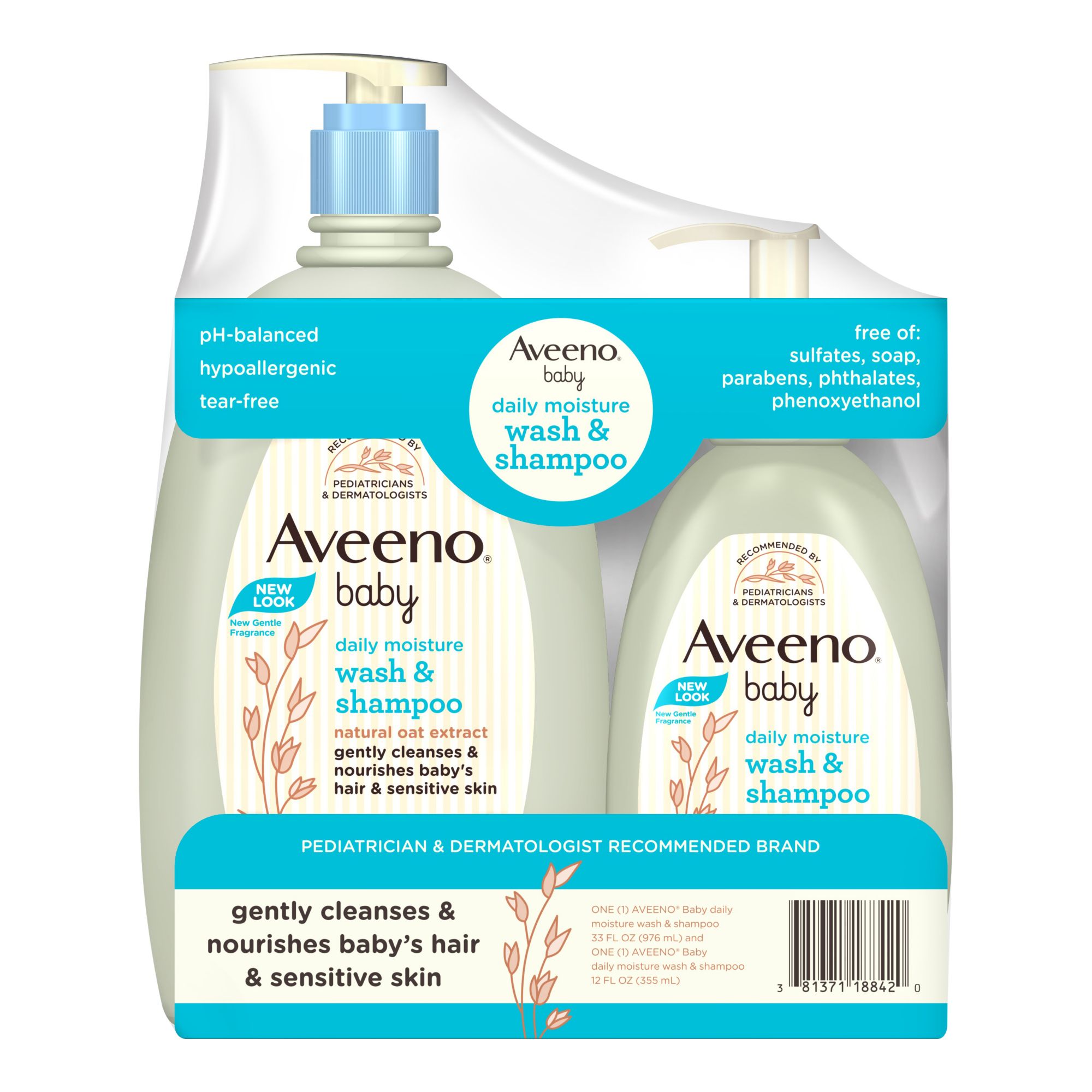 aveeno baby wash oatmeal