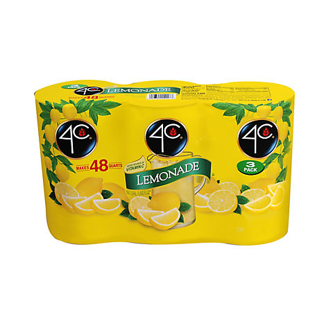 4C Lemonade Mix, 3 pk.