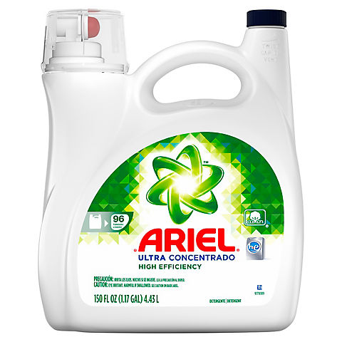 Ariel Ultra Concentrated High Efficiency Liquid Laundry Detergent, 96 Loads, 150 fl. oz.
